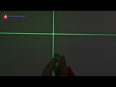 Módulo de Diodo Laser de Linha Transversal 520nm 10mW Ferramenta de Alinhamento e Autonivelação de Laser de Feixe Verde