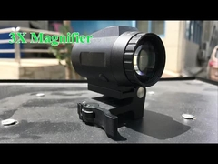 Amplificador 3X para visão holográfica e visão com ponto vermelho
