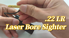 .22 LR Mira Laser para Alinhamento de Pistola e Rifle com Mira de Ferro e Zeragem de Lunetas