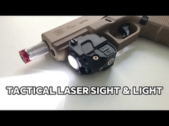 Laser tático visão e luz combina laser verde e vermelho para pistolas e rifles