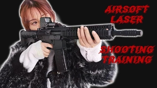 Cartucho de laser para rifle de airsoft, focinho de vibração, para treinamento de fogo seco, simulação de tiro a laser