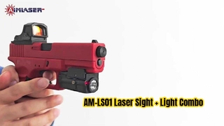 AM-LS01 Pistola Mira Laser + Combinação de Luz