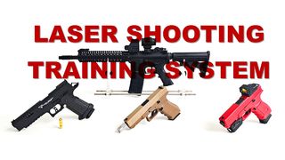 Sistema de treinamento de tiro a laser para treinamento de tiro seco e airsoft | Cartucho Laser, Alvo e Simulador