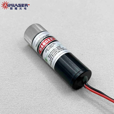 520nm 10mW Green Dot Laser Diode Module Focusable for Industrial Laser Alignment and Sensing
