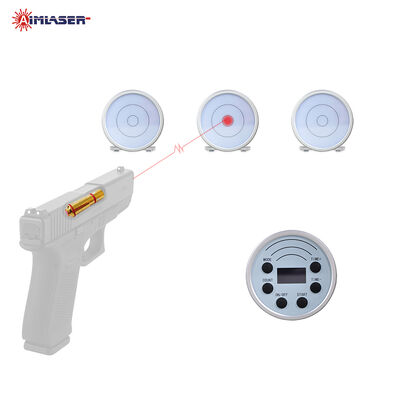Sistema interativo multi-laser de treinamento de alvos de fogo seco com controlador para melhorar a velocidade e precisão de reação