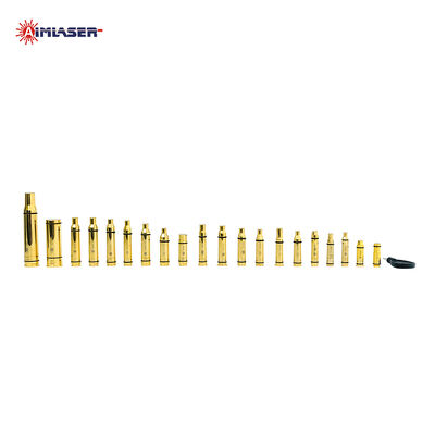 Laser Bore Sight para Rifle, Pistola & Shotgun, Cartucho de Laser Vermelho de Alta Precisão com Opções de Calibre Múltiplos