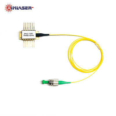 1310nm 1550nm DFB Butterfly Package Módulo de Diodo Laser acoplado a Fibra com TEC e Isolador Óptico (Driver Opcional)